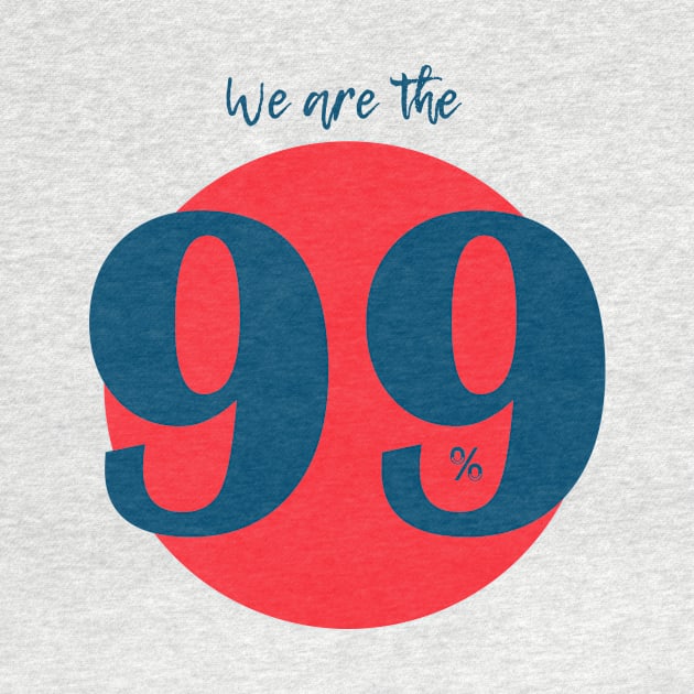 WE ARE 99% (blue) by Utopic Slaps